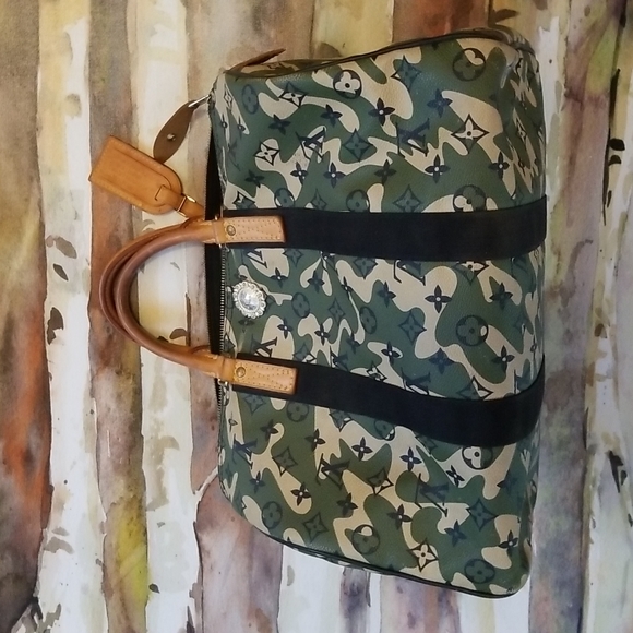 LOUIS VUITTON x Takashi Murakami Monogramouflage Speedy 35 Limited Edition 2008 - Picture 13 of 16